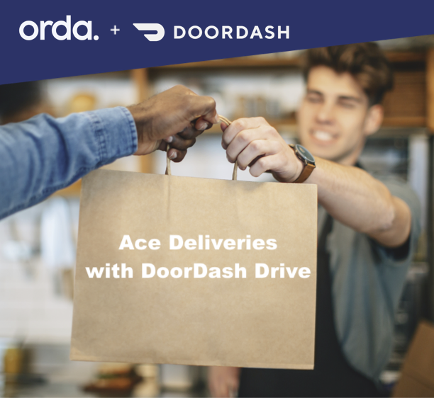 Ace Online Deliveries with Doordash and Orda